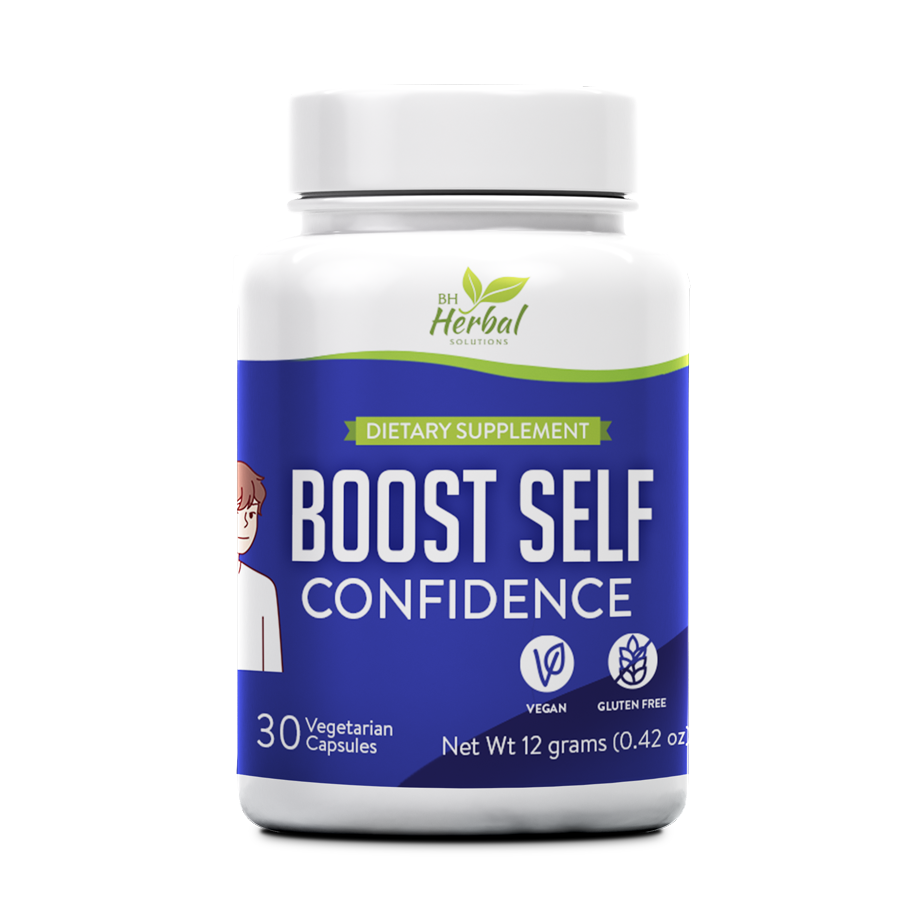 Boost Self Confidence Herbal Supplement - Adults and Teens - Boost Concentration