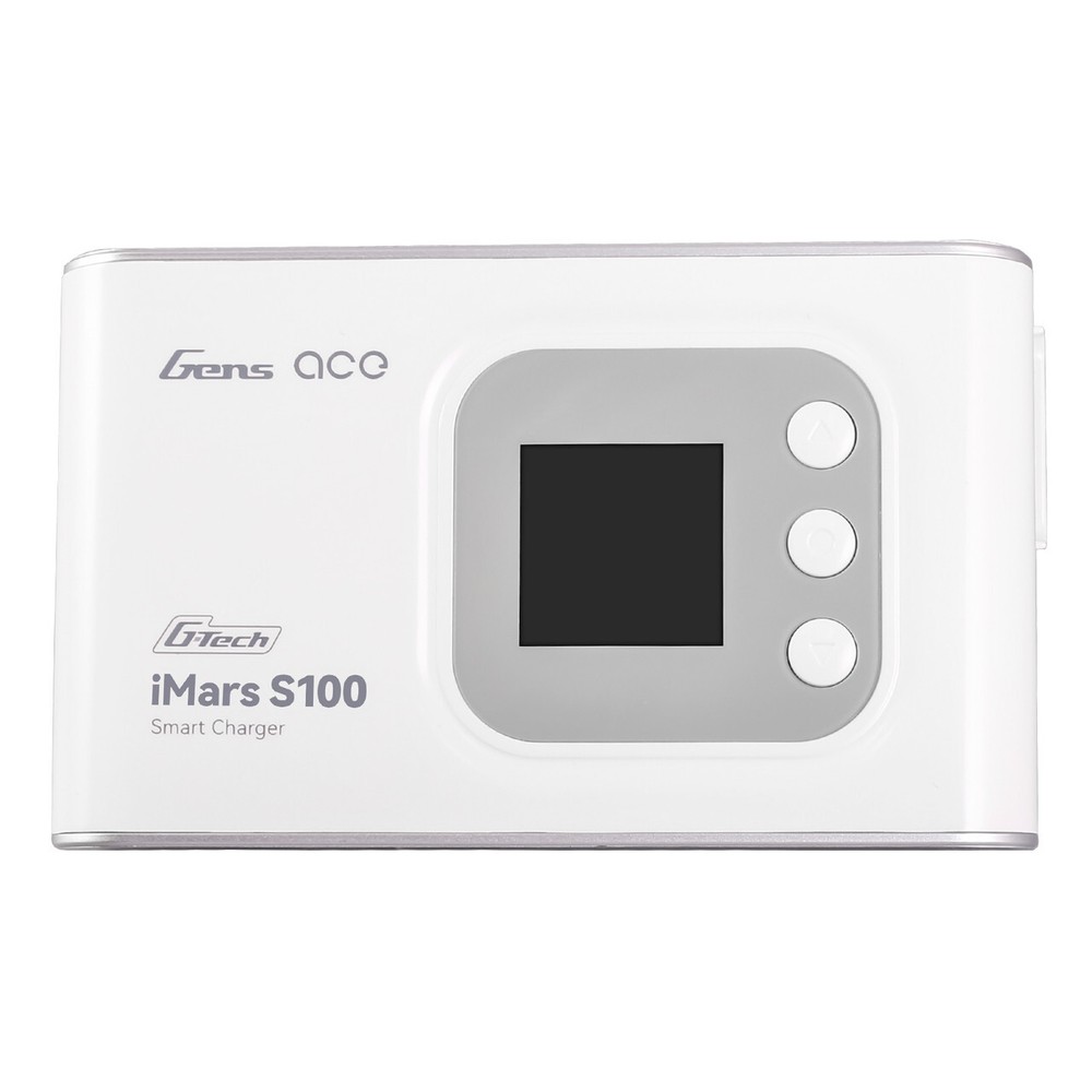 Gens Ace IMars S100 G-Tech AC 100W Balance RC Lipo Battery Smart Charger - White-image
