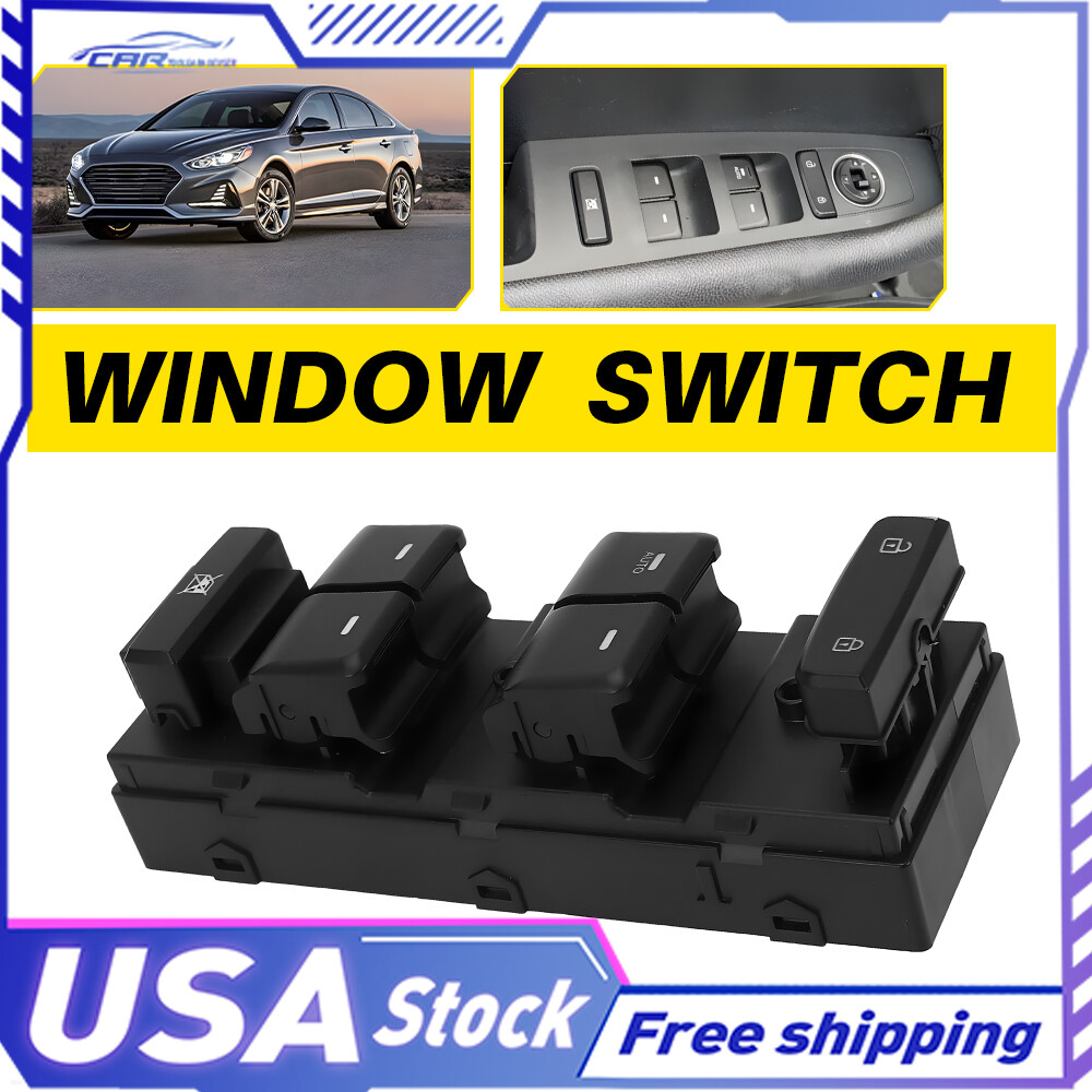 NEW Power Window Master Driver Control Switch For Side LH Sonata Hyundai 2015-19