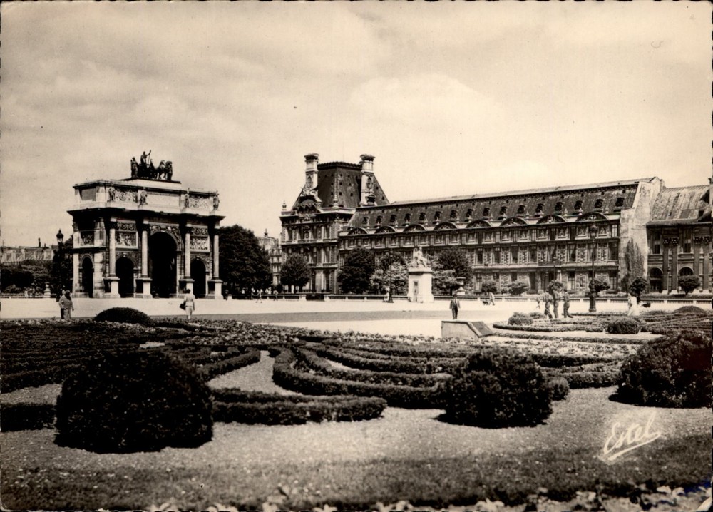 RPPC Arc de Triomphe Paris France vintage postcard u841