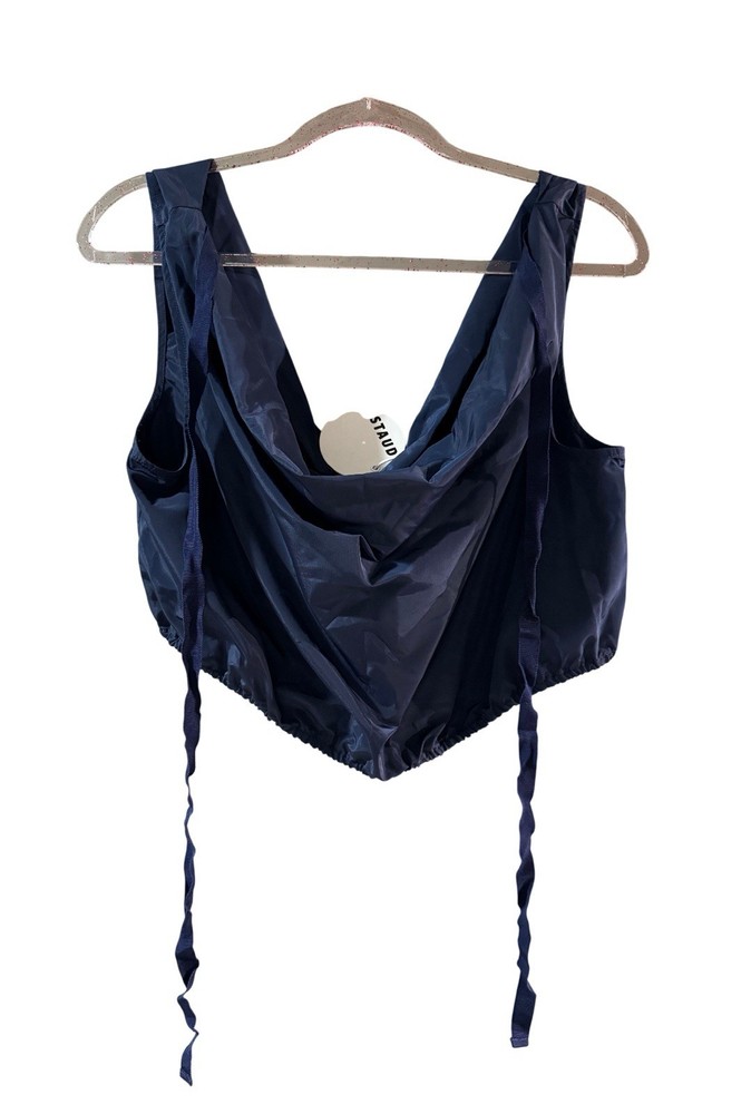 Staud Navy Aria Top Size XL Women's New With Tags