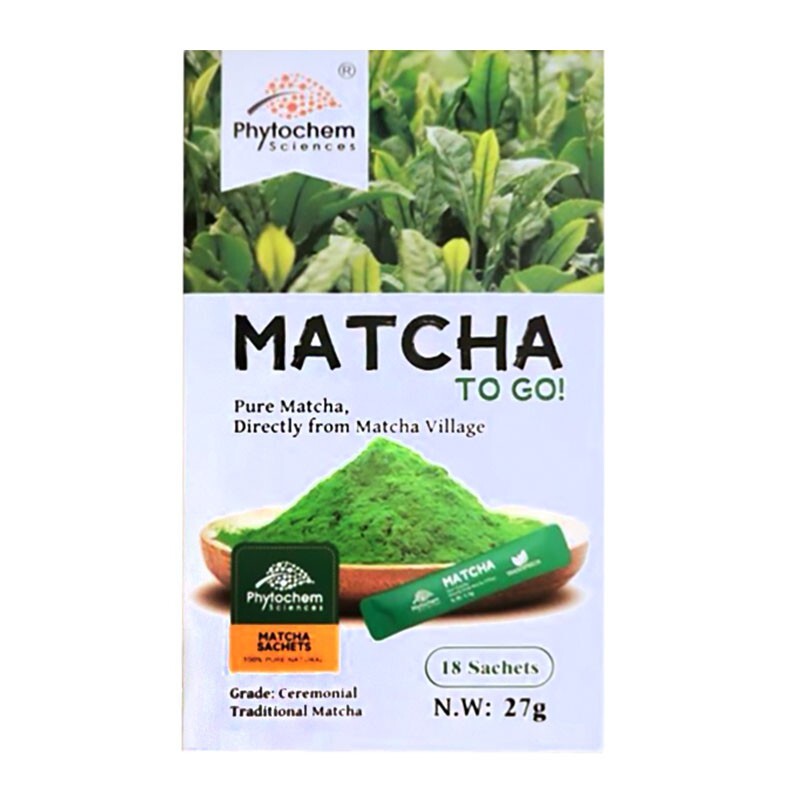 Matcha Green Tea Powder 27g - 18 Sockets