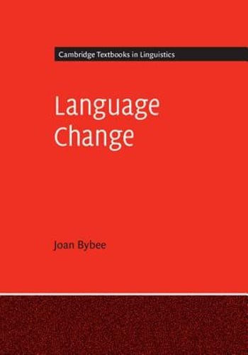 Language Change by Joan Bybee: Used
