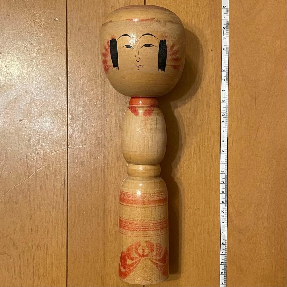 Yajiro Kokeshi Doll by Yoshiaki Sato Vintage Decor Used Collectible