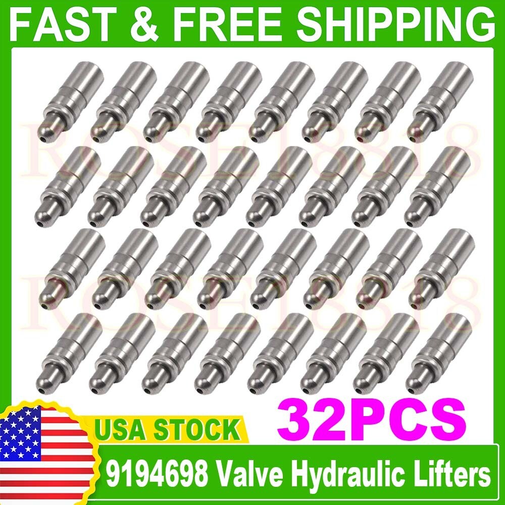 32 Valve Lifters For CADILLAC CHEVROLET SATURN BUICK PONTIAC 2.0 2.2 2.4 3.0 3.6