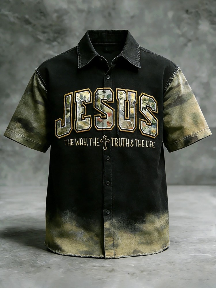 Easter Jesus Independent Day American Flag USA Veterans Freedom Patriotic Shirt
