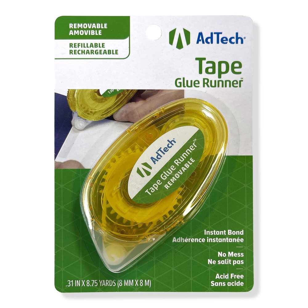 Adtech Crafter's Tape Removable Glue Runner.31