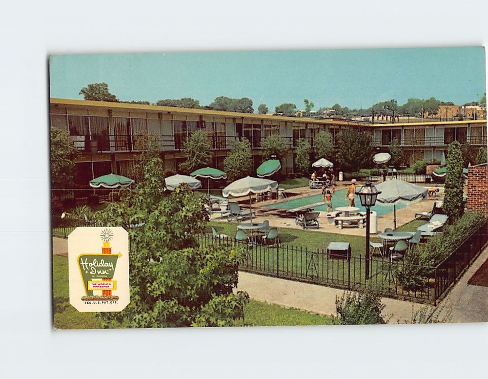 Postcard Swimming Pool Holiday Inn Nashville Tennessee
