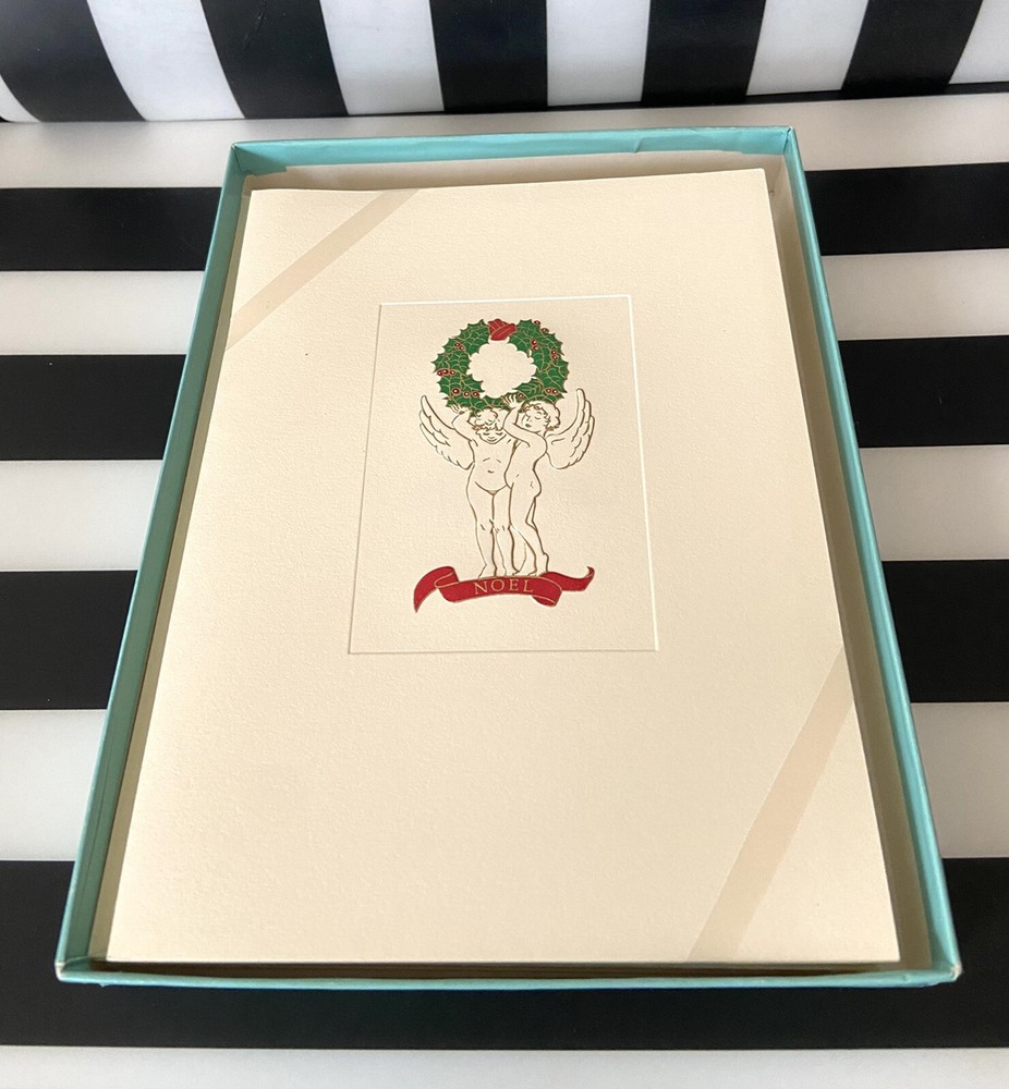 Tiffany & Co 10 Greeting Card Set with Envelopes 1998 Very Good Condition