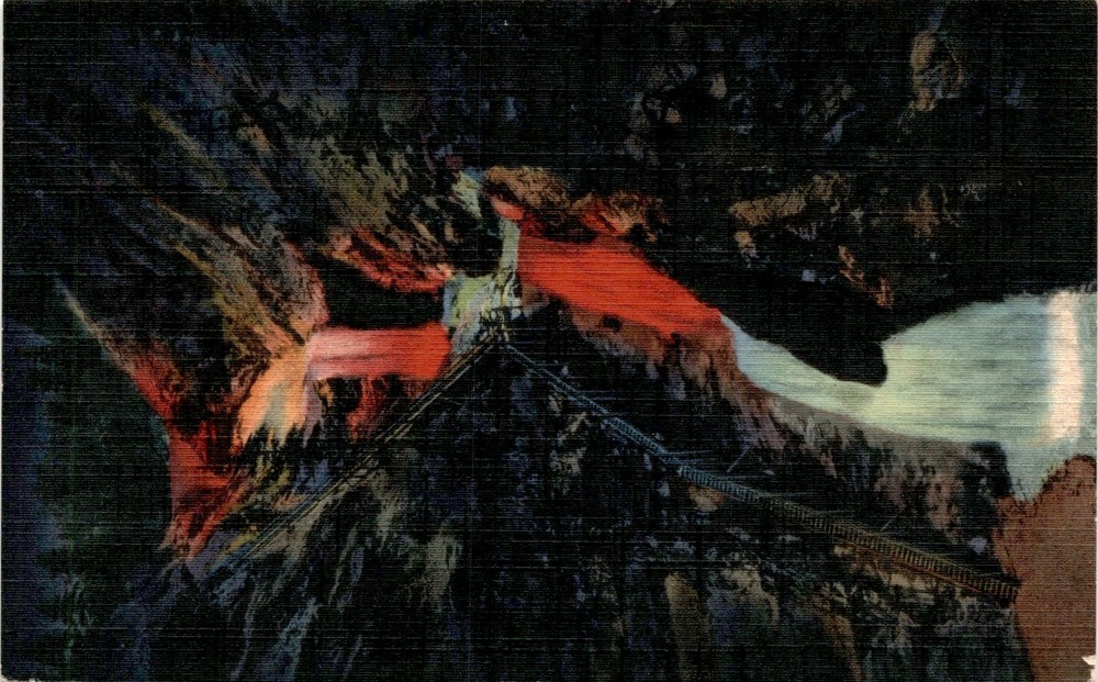 SEVEN FALLS, SOUTH CHEYENNE CAÑON, COLORADO SPRINGS, COLOR Postcard