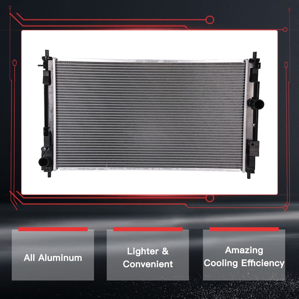 11-12 Chrysler 200 07-12 Dodge Caliber 2.4L Aluminum Radiator Replacement CU2951