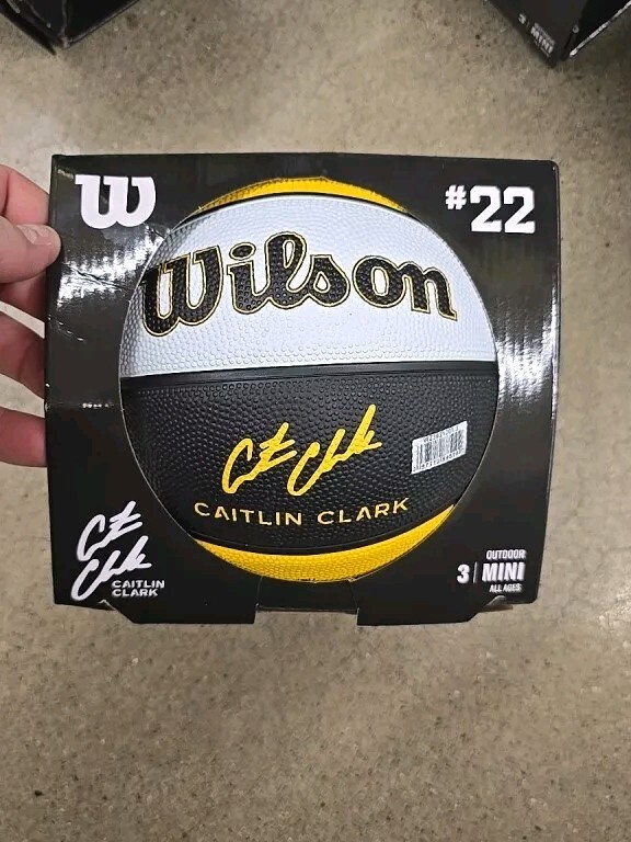 WILSON X CAITLIN CLARK Hawkeyes Inspire WNBA Basketball Tribute Size 3