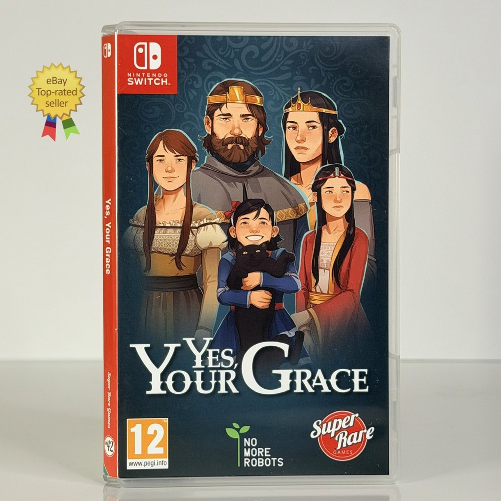 Yes Your Grace Nintendo Switch Super Rare Games w/ Manual & Cards ⚠️TESTED