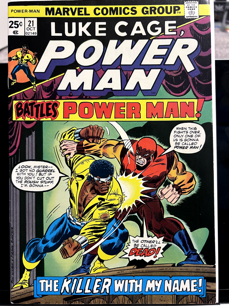 Luke Cage Power Man #21 VF The Killer With My Name
