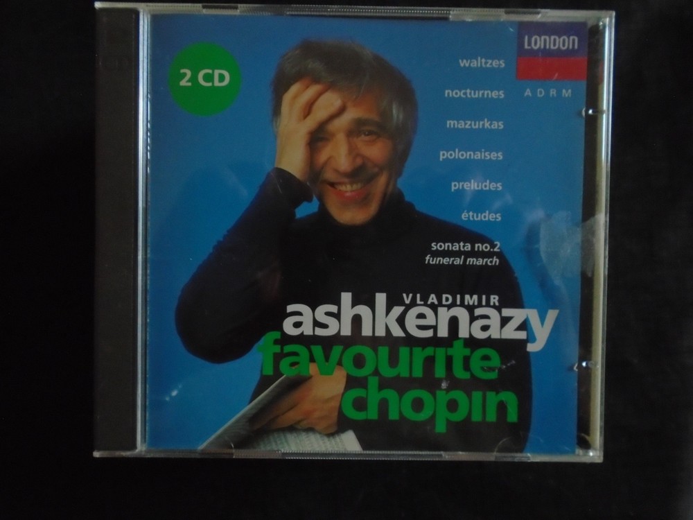 Chopin - Vladimir Ashkenazy – Favourite Chopin 2CD FREE SHIPPING