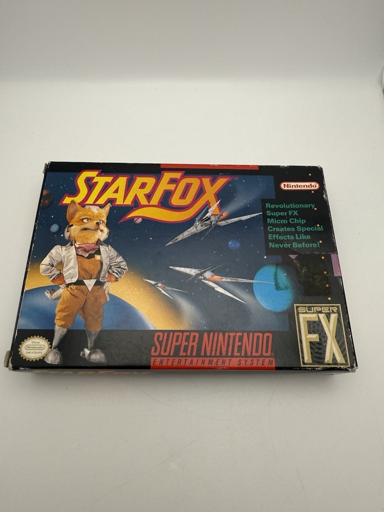 Star Fox Super Nintendo SNES Complete In Box CIB Authentic Tested