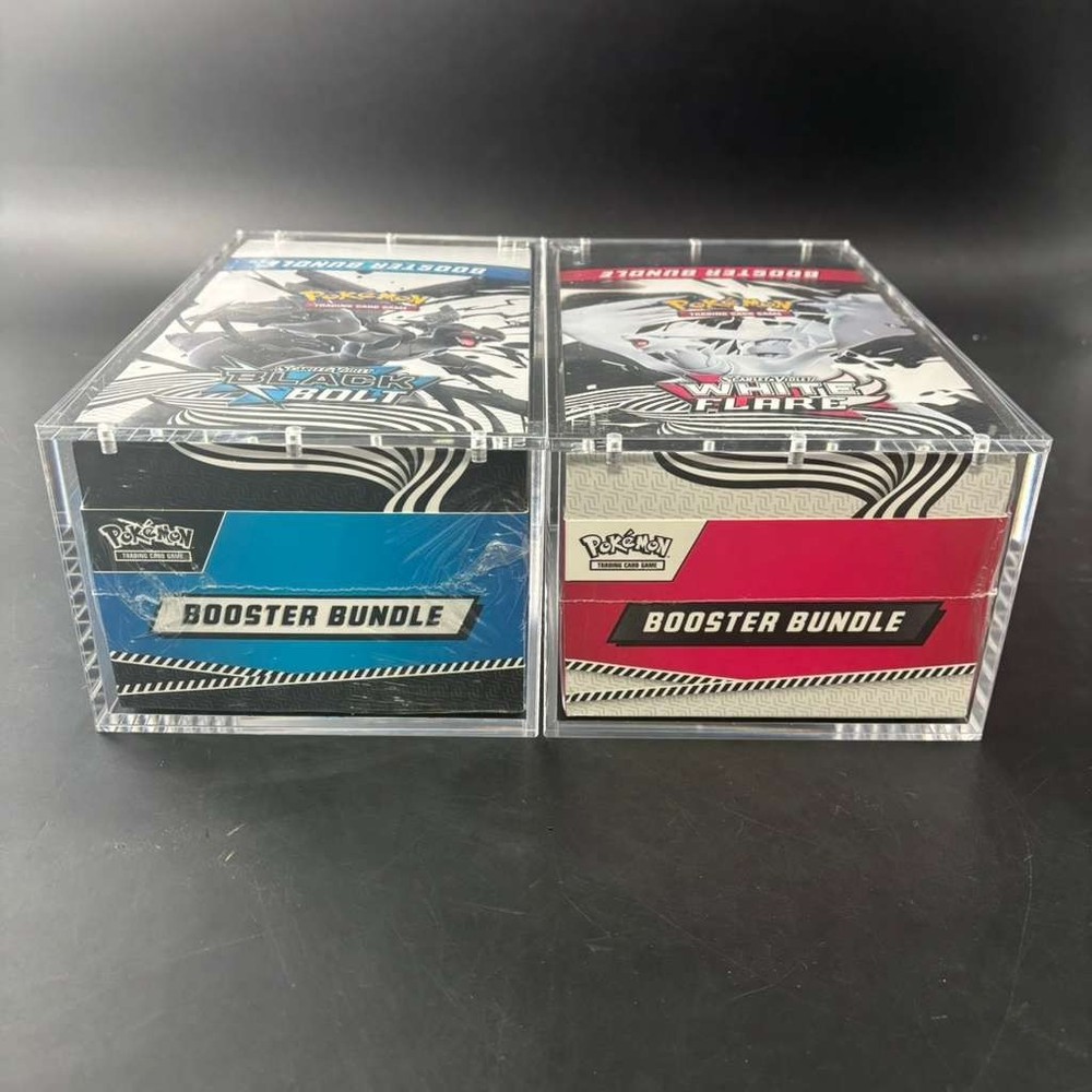 2x Pokemon Black Bolt White Flare Sealed Booster Bundle Display Case W/AcrylicPROBSTEIN is actively accepting consignments !!