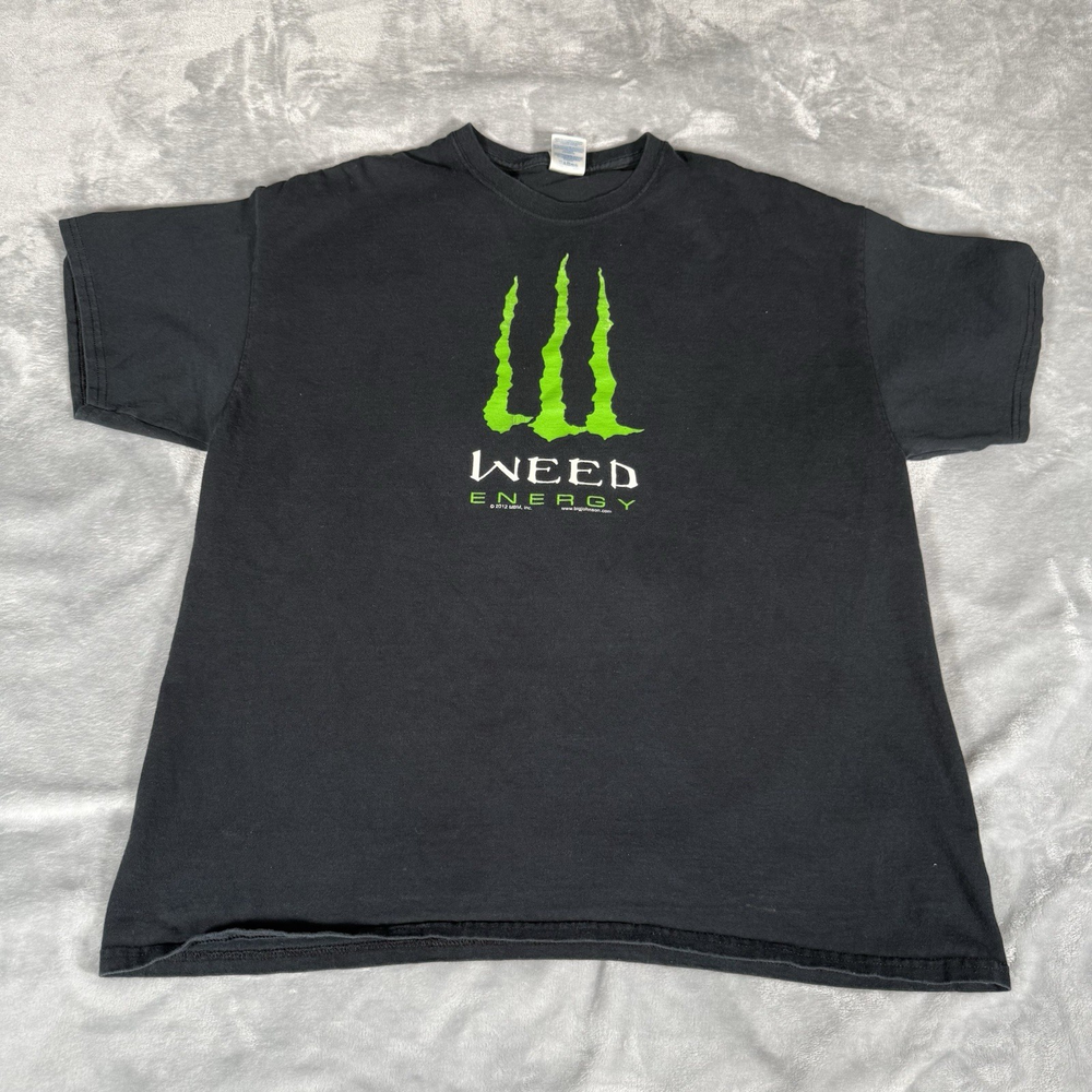Monster Energy Parody Graphic T-Shirt Y2K Style Grunge Tee S-5XL
