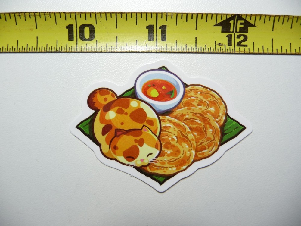 Roti Purrata Canai Decal Sticker for Food Trucks & Scrapbooking