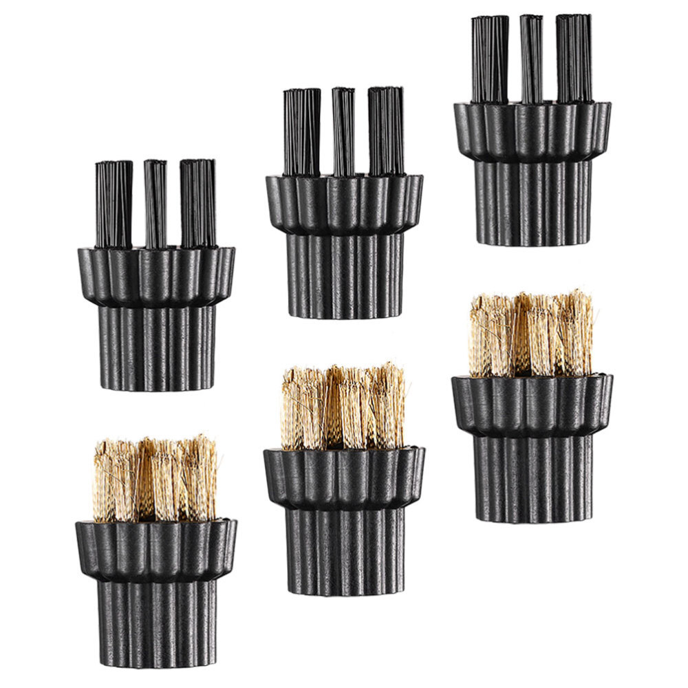 6 Steam Cleaner Brush Heads for Deep Cleaning Accessories  
