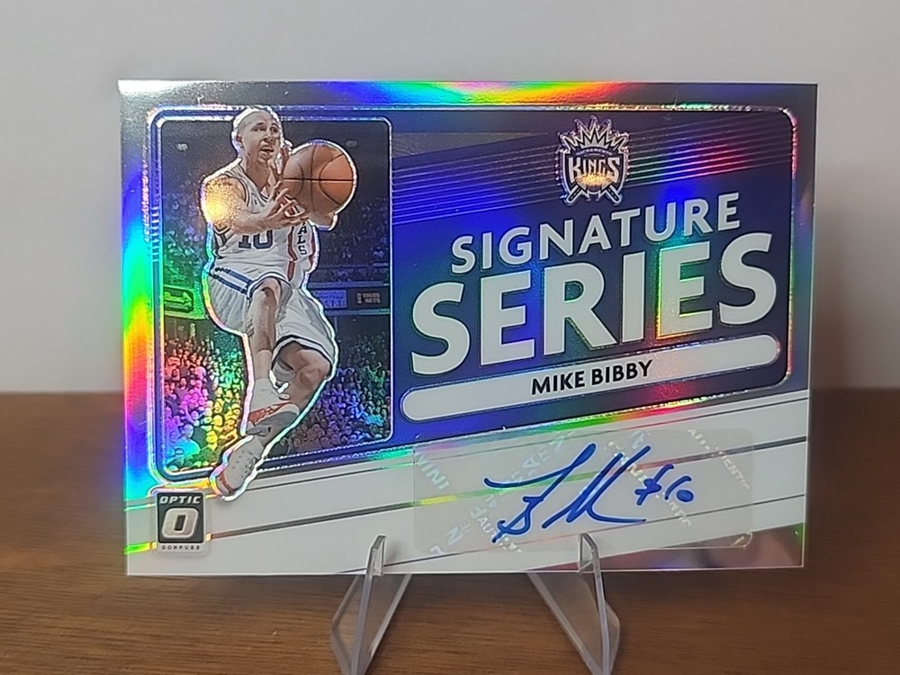 2020-21 Panini Donruss Optic - Signature Series Mike Bibby Holo Prizm #SS-MBI