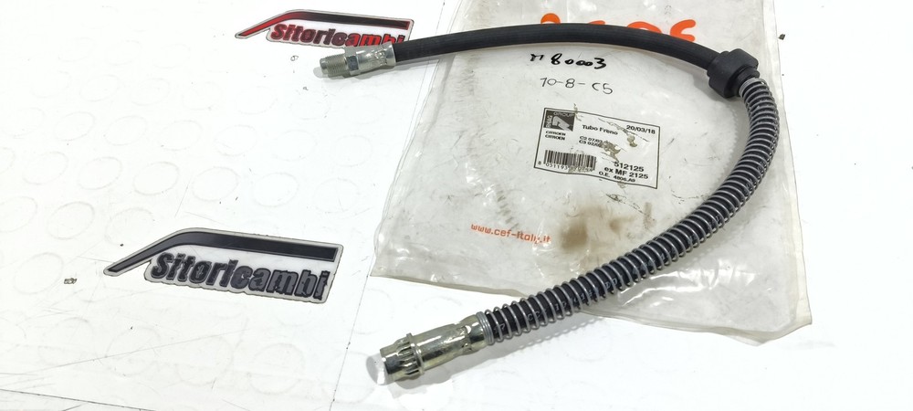 1X Front Brake Hose Suitable For Citroen C2 C3 I Peugeot 1007