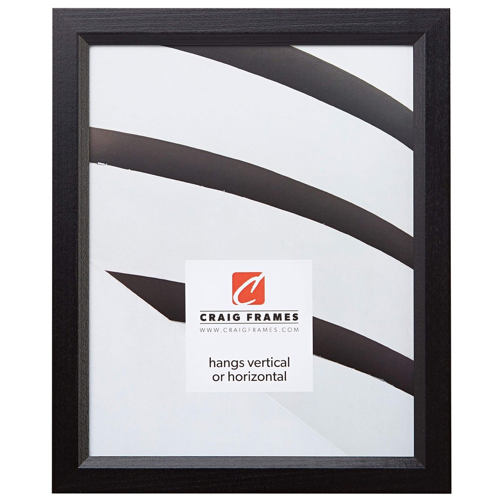 18x23 Black Wood Grain Picture Frame, 0.825