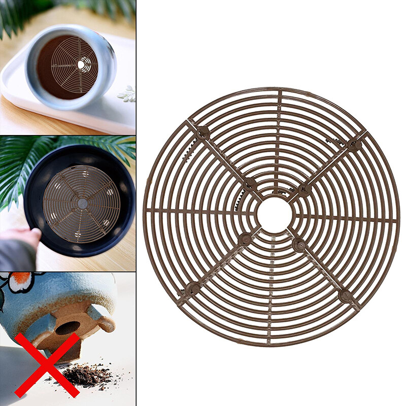 Flower Pot Cover Soil Protector Spikes Gardening Baby Pets Safety Potted Frame