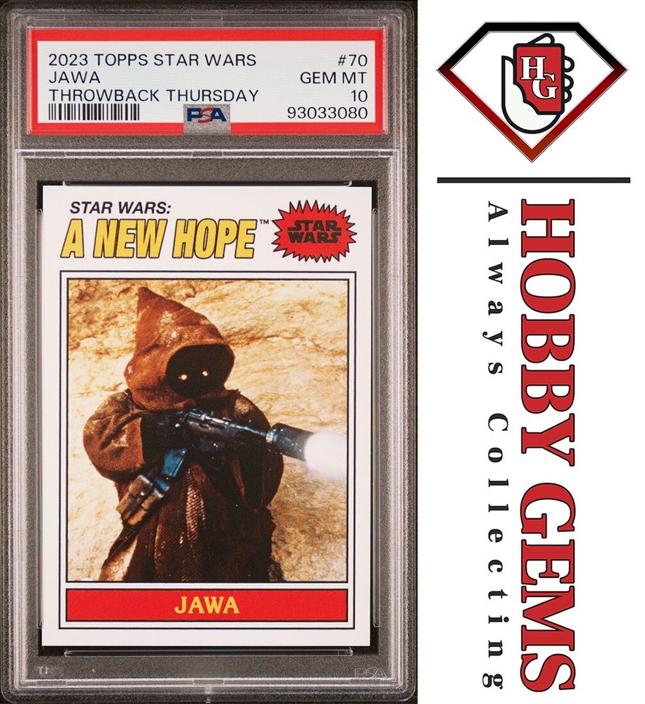 JAWA PSA 10 2023 Topps Star Wars Throwback Thursday TBT #70 C1