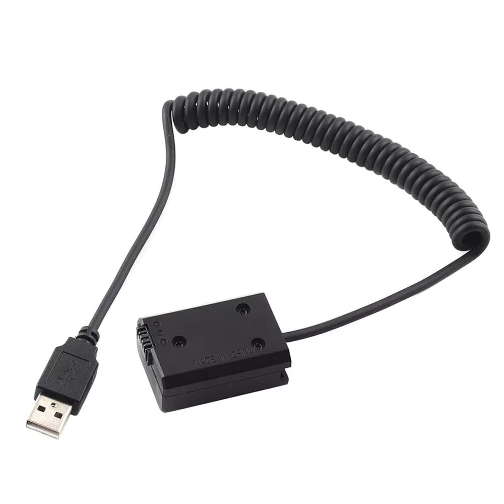 NP-FW50 Dummy Battery Adapter Cable for SONY A6500, A6400, A6300, A6100, A6000