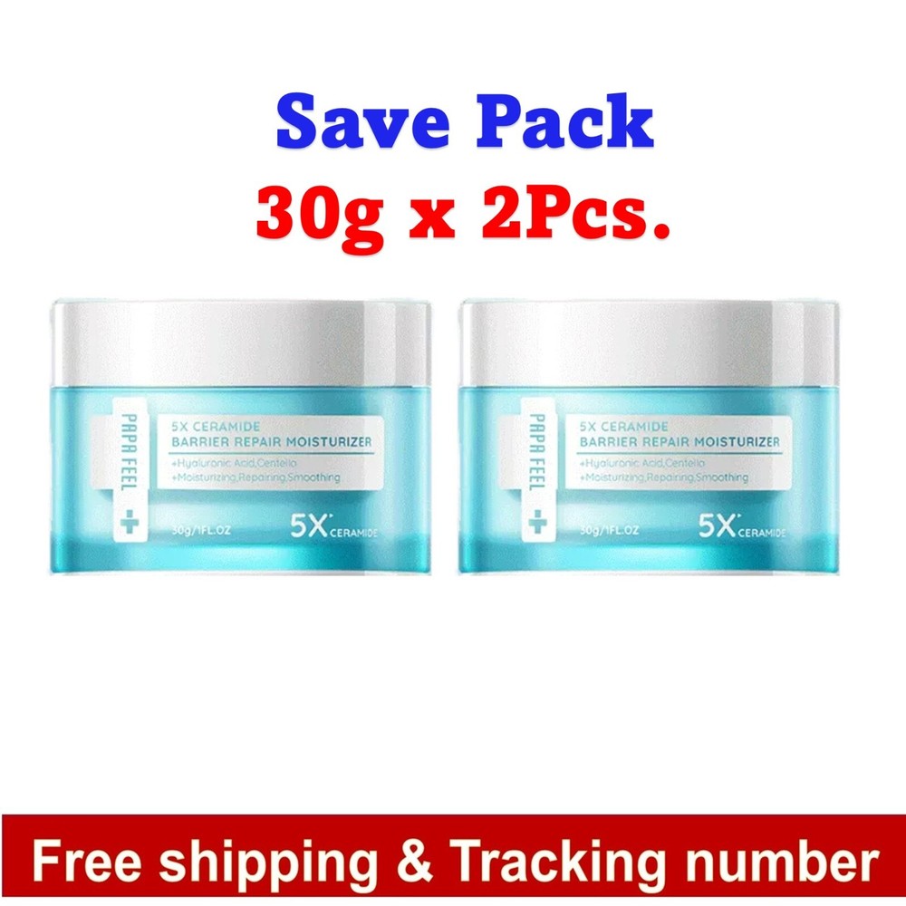 2X Papa Feel 5X Ceramide Moisturizer for Barrier Repair & Smooth Skin 30g
