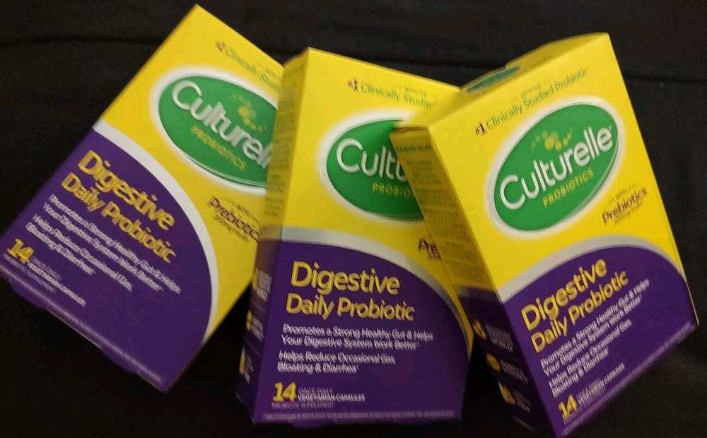 3 Culturelle Probiotics Digestive Daily Probiotic 42 Total EXP 7/26 Gut Health