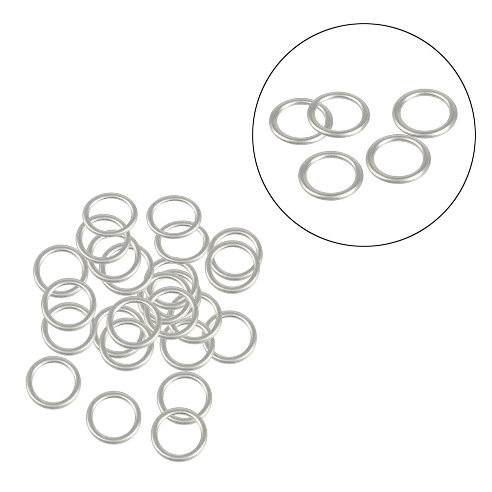 25Pcs Aluminum Oil Drain Plug Gasket Washe For For VOLKSWAGEN JETTA 2012-2017