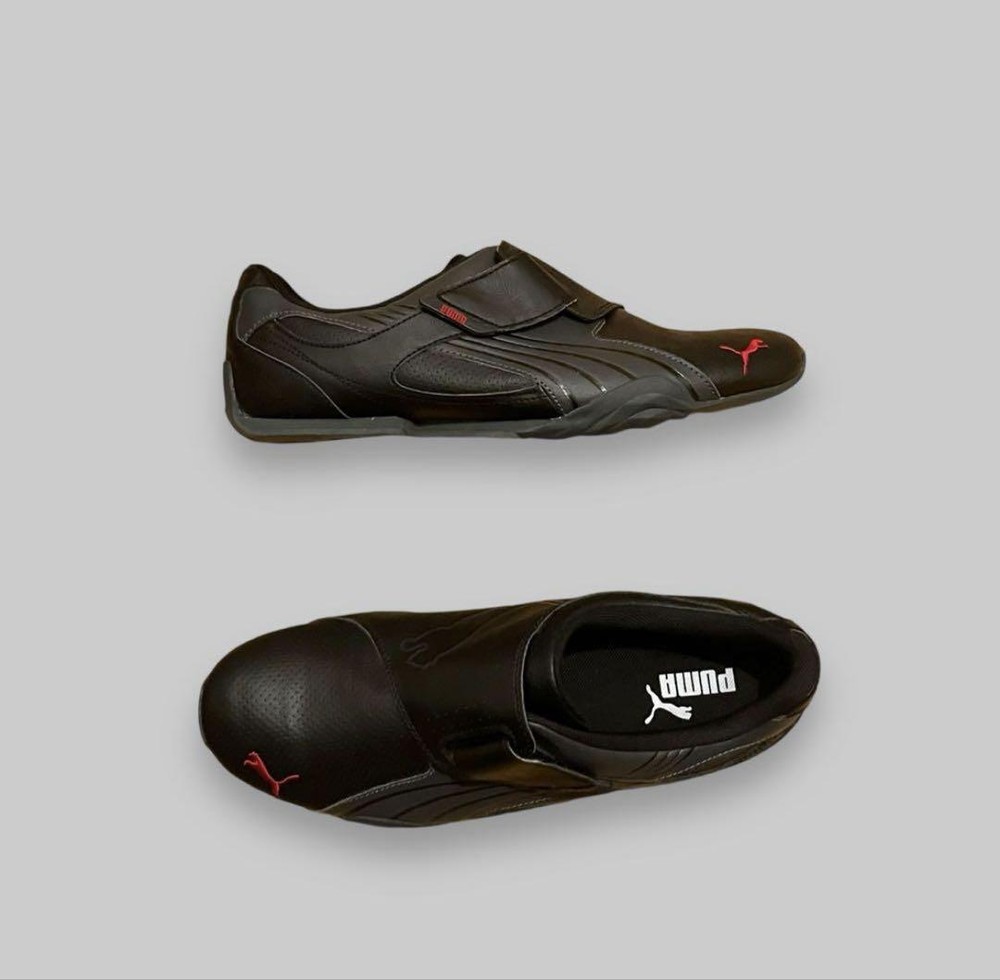 Old Puma Driving Shoes Black Size US9