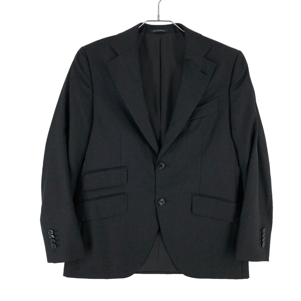 SUITSUPPLY La Spalla Pure Wool Blazer Jacket Size EU:46; UK:36; US:36S)