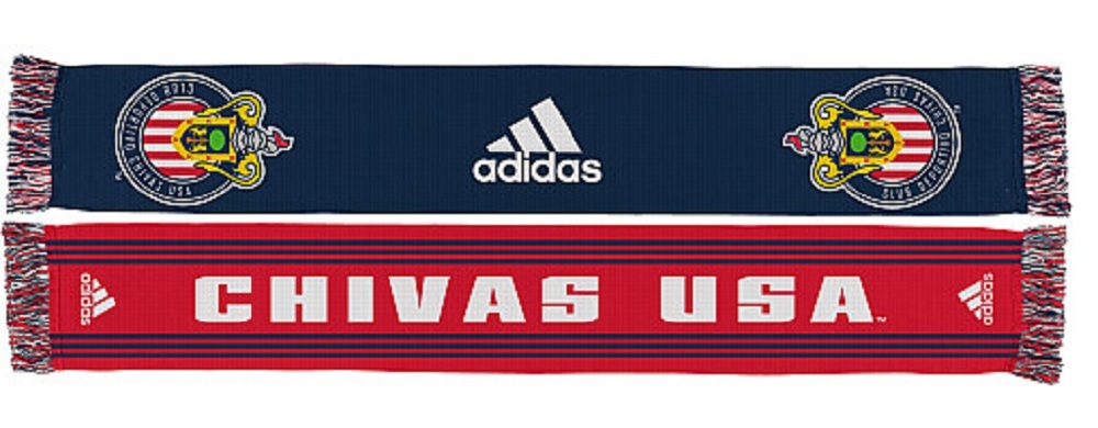 Adidas Authentic MLS Chivas USA Fan Scarf NWT Free Shipping