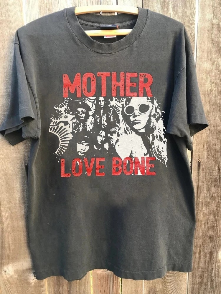 Rare Mother Love Bone band 90s Charcoal Graphic T shirt Men Women S-5XL