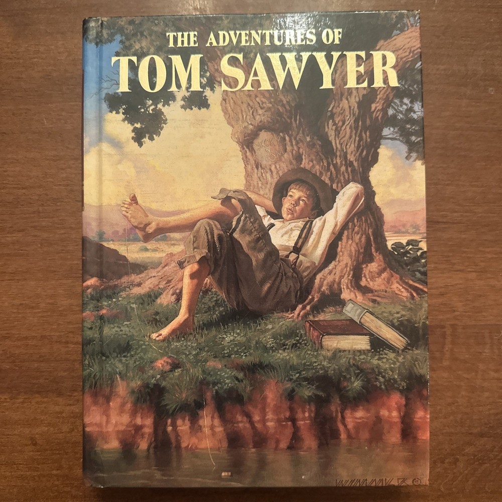 The Adventures of Tom Sawyer (Illustrated Junior Library) - Hardcover - GOOD