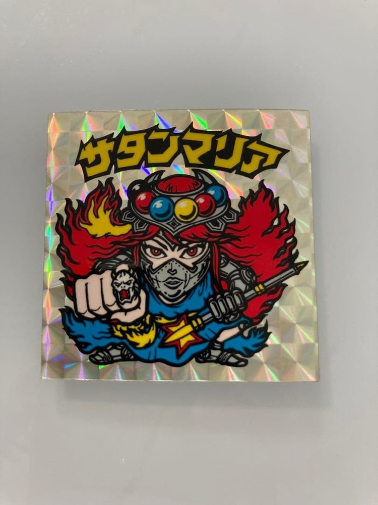 Satan Maria Bikkuriman Seal Rare Vintage Sticker Used