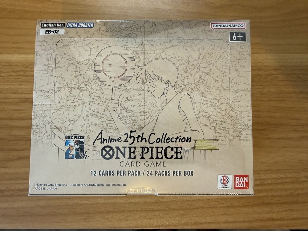 One Piece TCG: Anime 25th Collection Booster Box EB-02 - Factory Sealed
