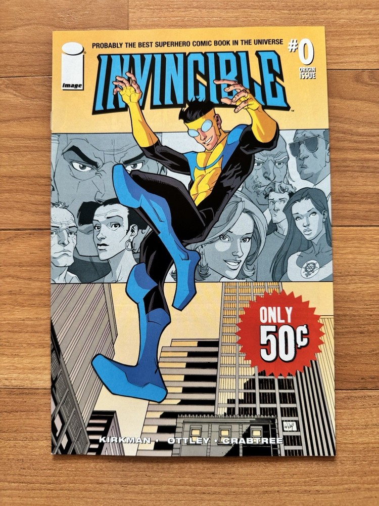 Invincible #0 2005 Image Comics Robert Kirkman Ottley 1st Print VF +