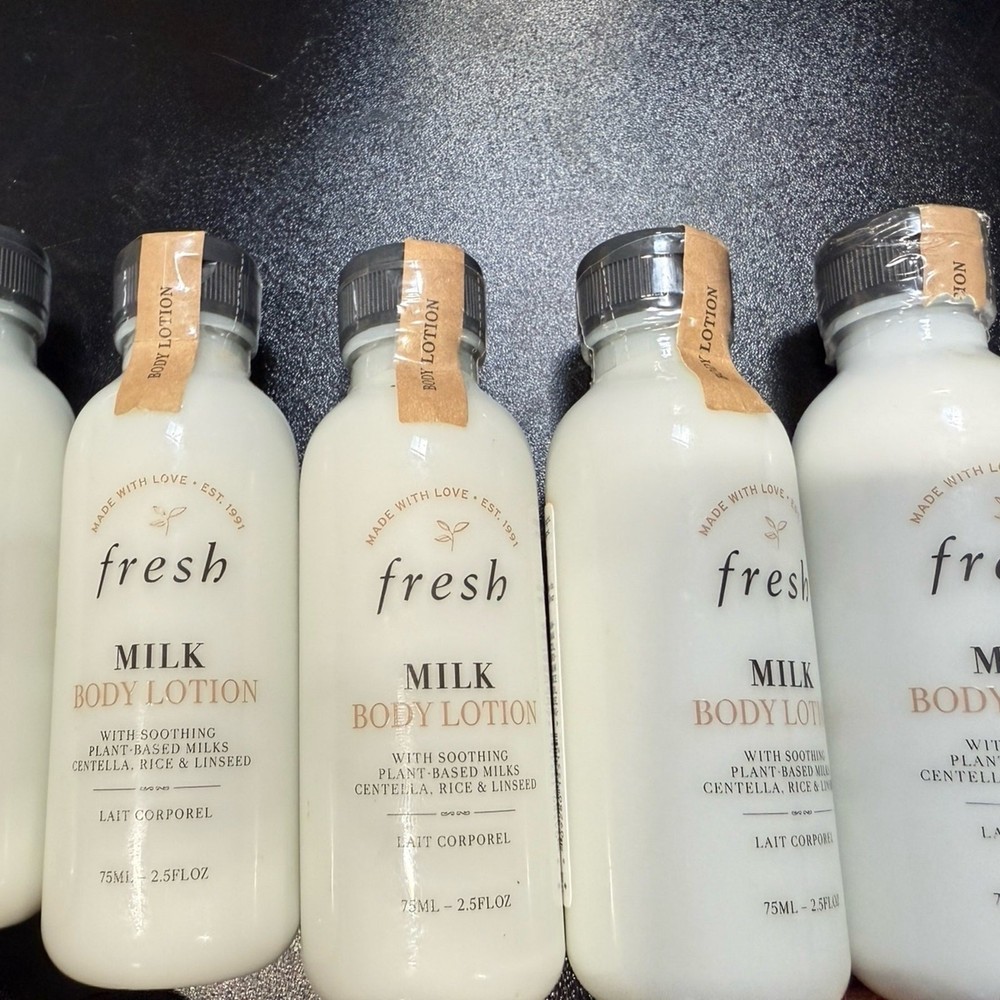 5-Pack Fresh Milk Body Lotion Bundle for Hydrated Skin