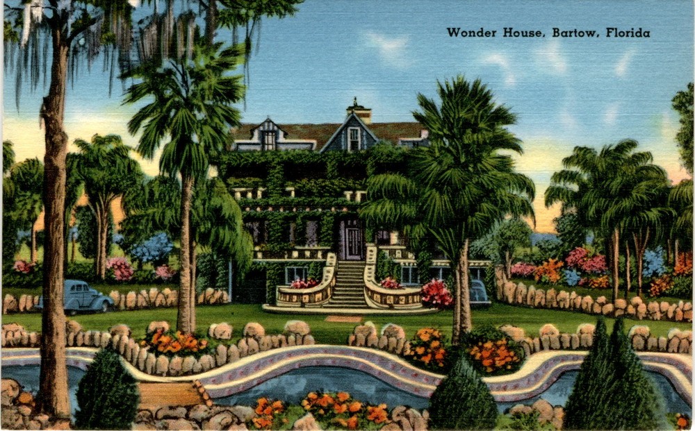 Wonder House, Bartow, Florida, Tichnor Bros., Boston, USA. Postcard