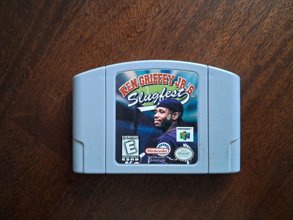 Ken Griffey Jr. Slugfest ⭐️Authentic And Tested⭐️ Cart Only Nintendo 64 N64
