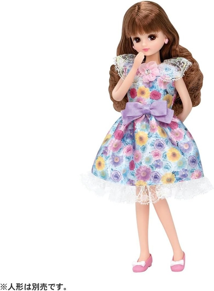 New TAKARA TOMY Licca-chan Doll LW-01 Joyful Flower Dress & Shoes  set FS