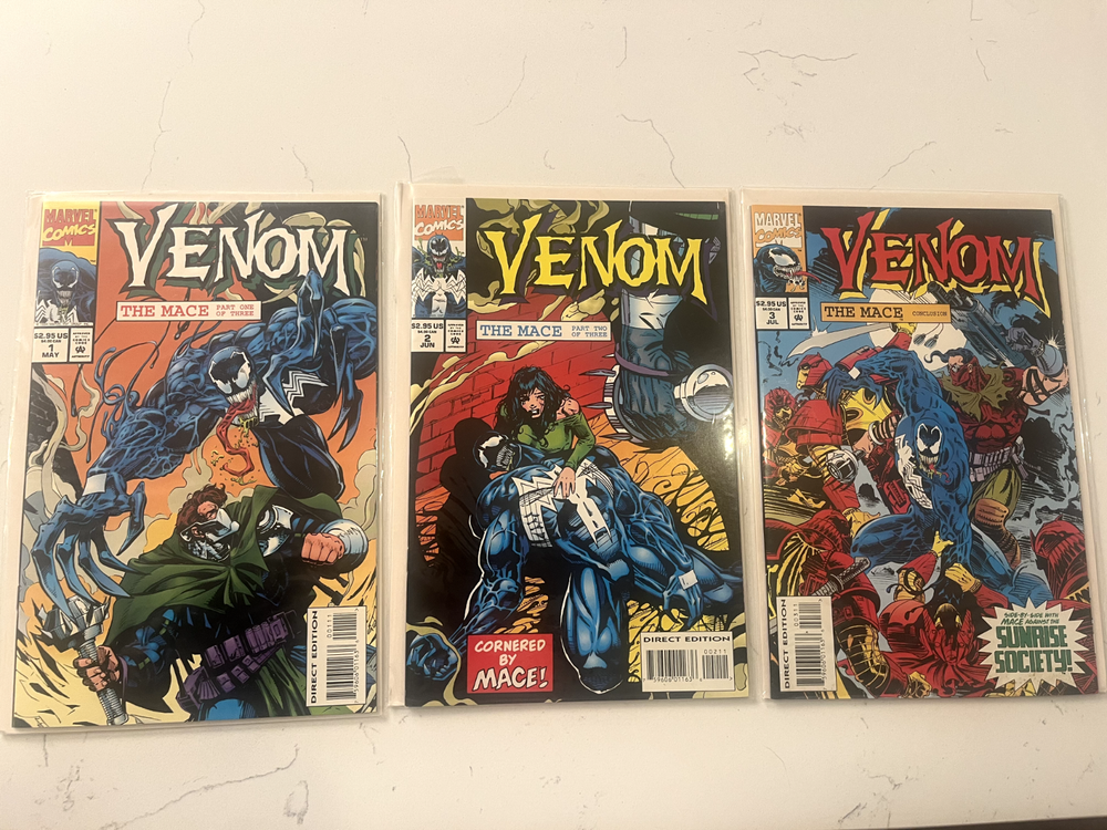 Venom the Mace #1 Newsstand Variant Marvel Comics 1994