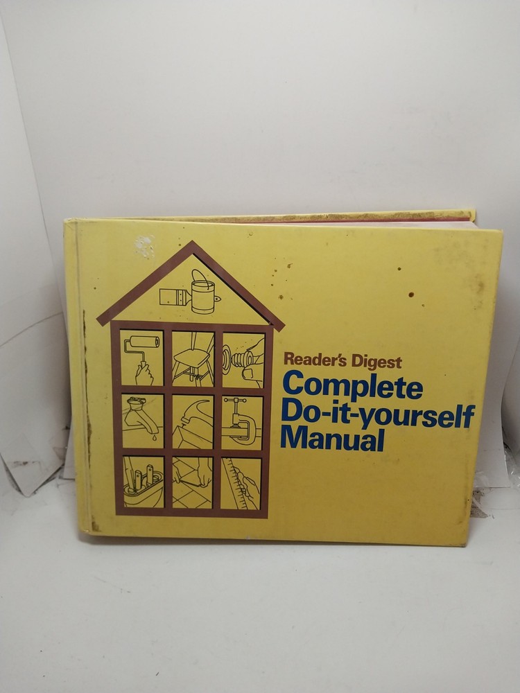 Reader’s Digest Complete Do-it-yourself Manual Hardcover Book 1973 Vintage