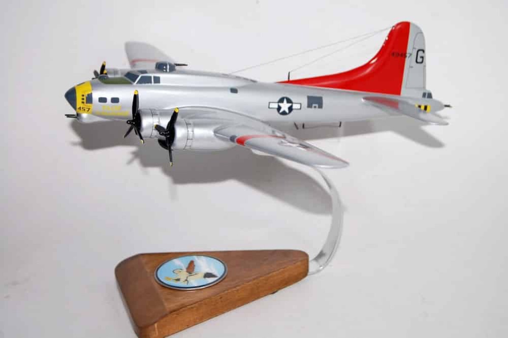 7th Bomb Squadron, 34th Bomb Group ‘False Courage’ B-17G Model, Mahogany, WWII