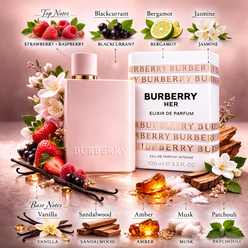 Burberry Her Elixir Eau de Parfum 3.3 oz / 100 mL Perfume | New & Sealed Box!