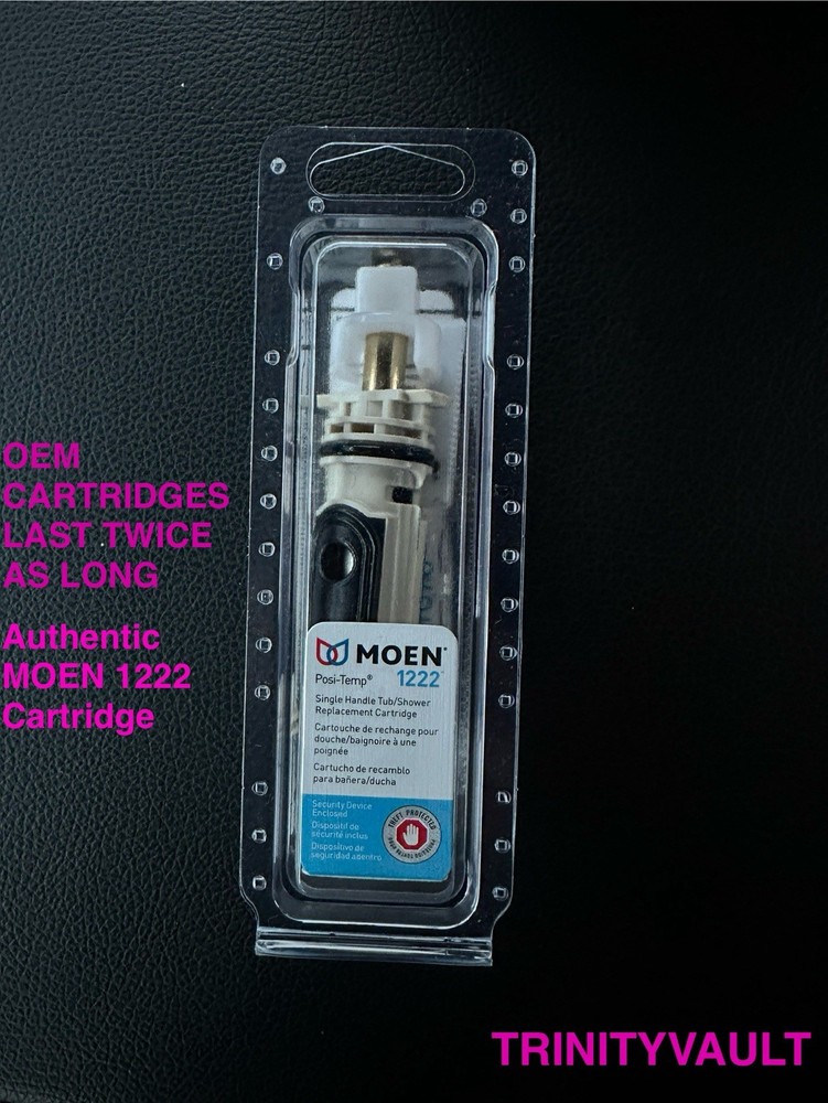 Original Moen 1222 / 1222B Single-Handle Posi-Temp Replacement Cartridge BNIB